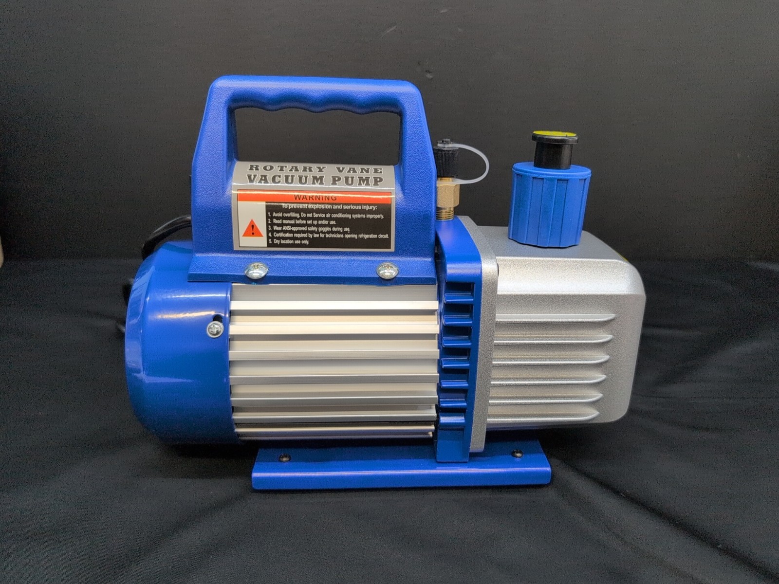 VivoHome 110V 1/4 HP 3.5 CFM Single Stage Rotary Vane Air Vacuum Pump Oil Bottle