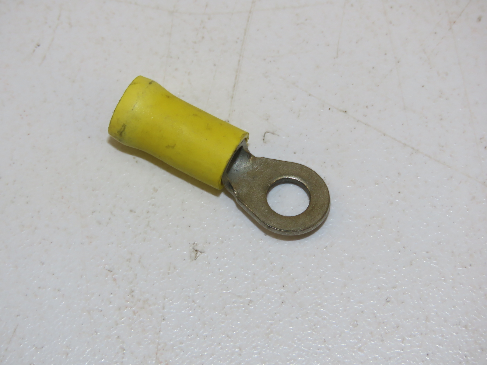 500Pcs 12-10AWG 3/16″ Insulated Ring Terminals Wire Crimp Connector Yellow