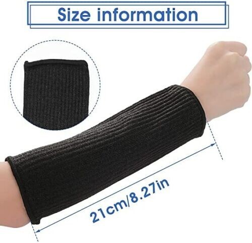 2 Protective Arm Sleeve Cut Heat Resistant Protector Anti Abrasion Safety Work