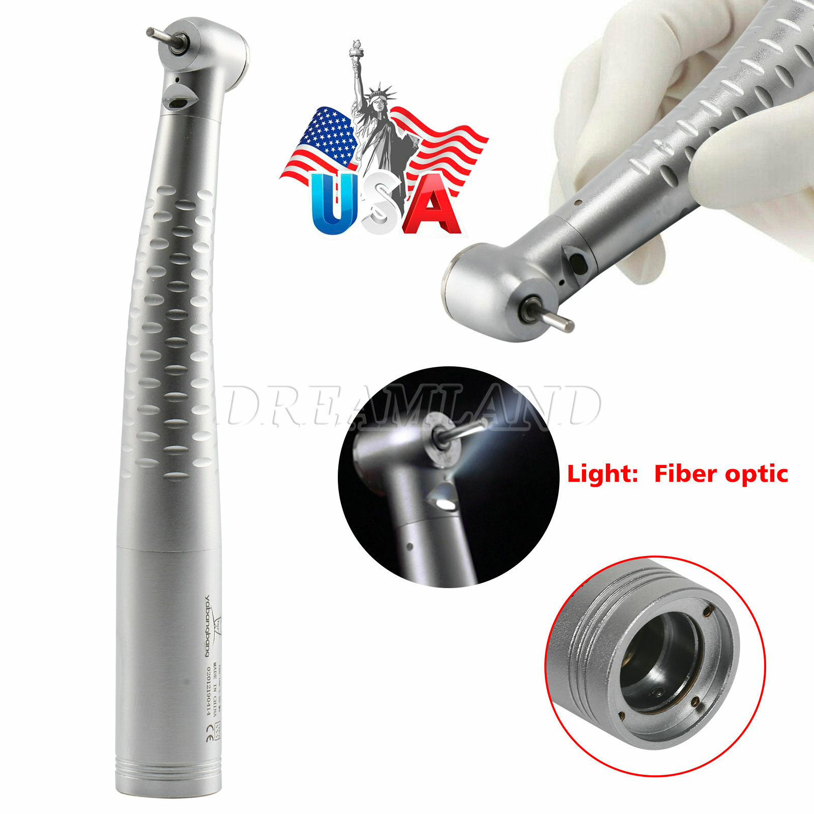 YABANGBANG Dental High Speed Turbine Fiber Optic Handpiece fit KaVo Coupler 4/6H