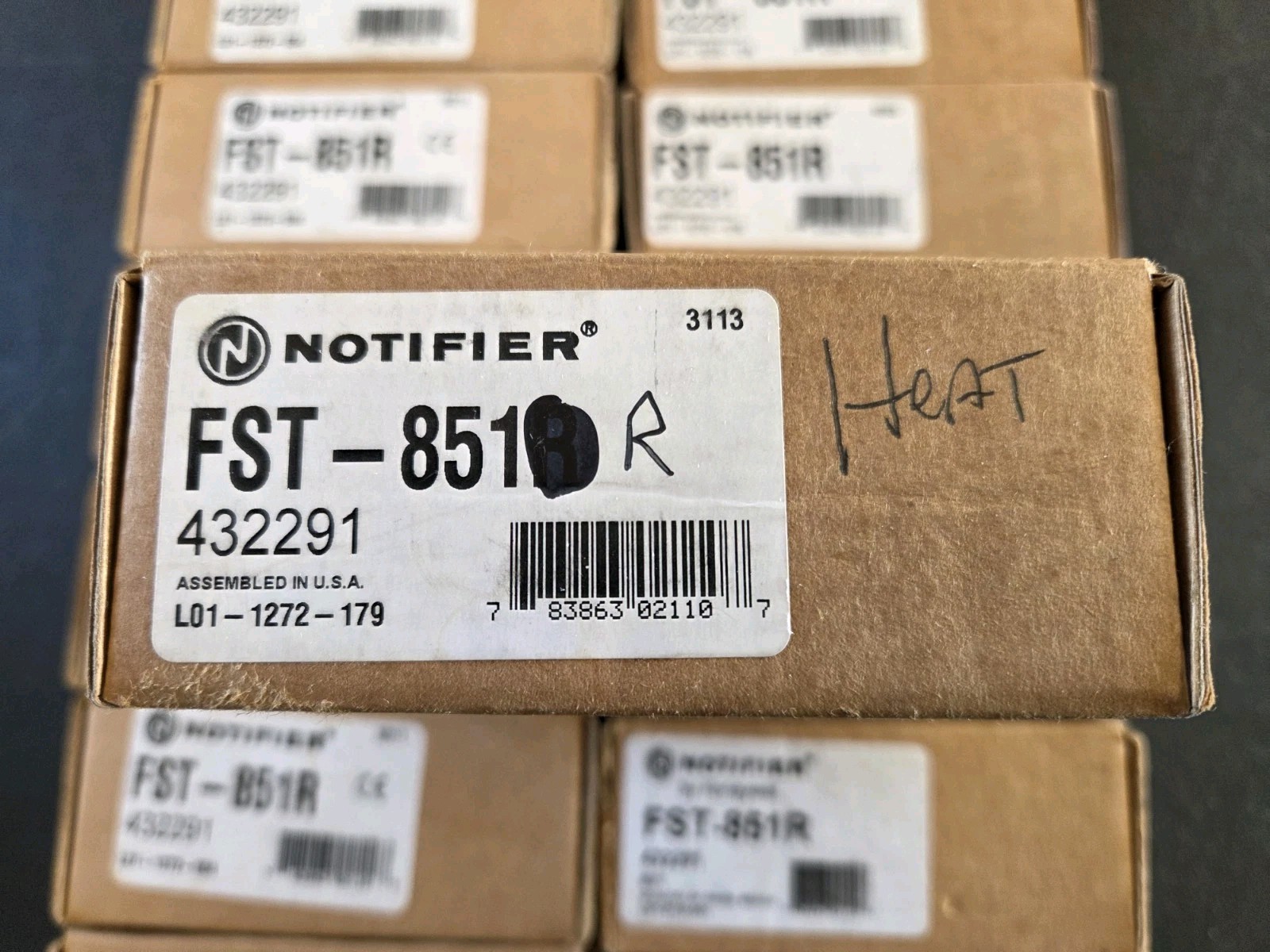 NOTIFIER FST-851R 135° FIXED TEMP W/ RATE OF RISE HEAT DETECTOR «IVORY» 28 AVAIL