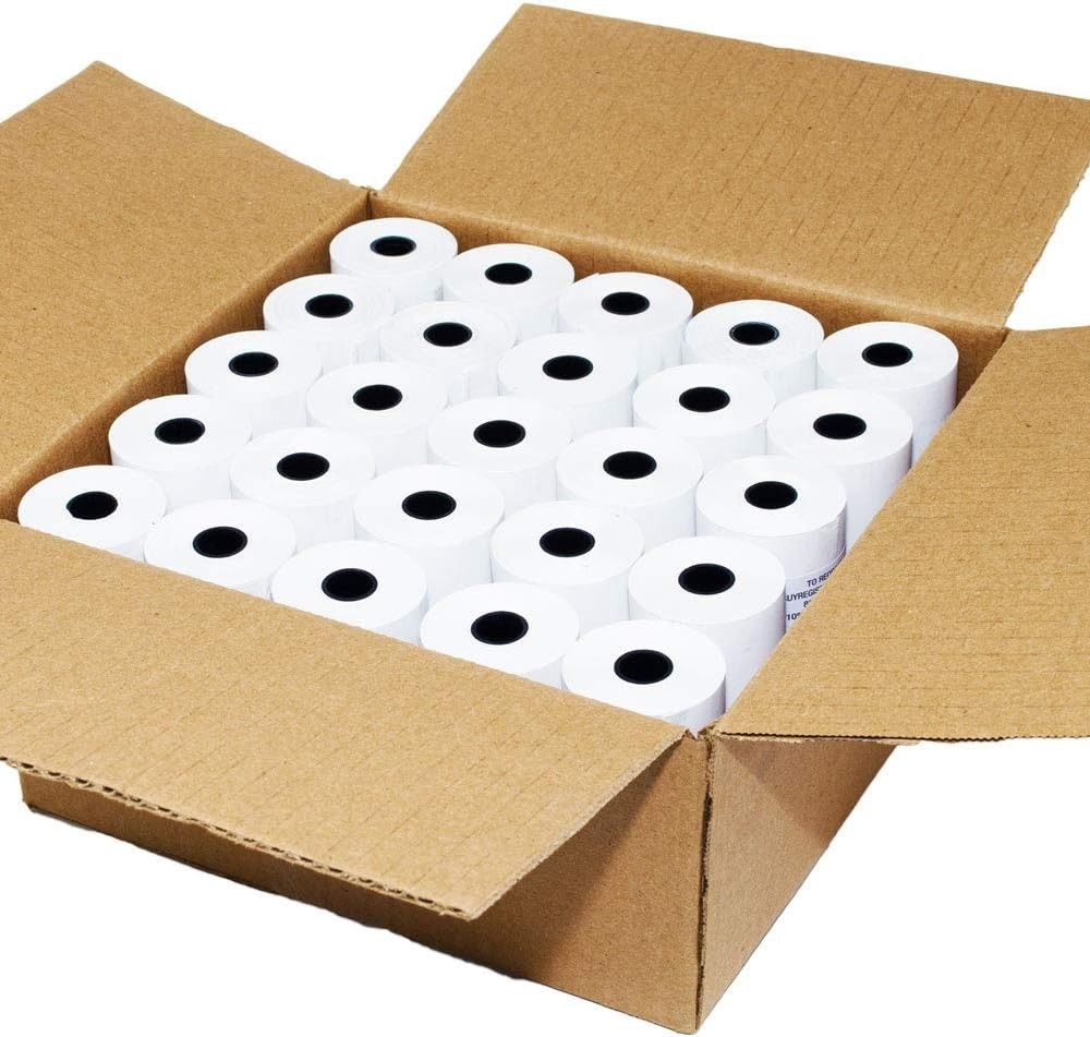 German 50 Rolls Thermal Paper – 3 1/8″ x 119 ft – BPA Free, Recyclable