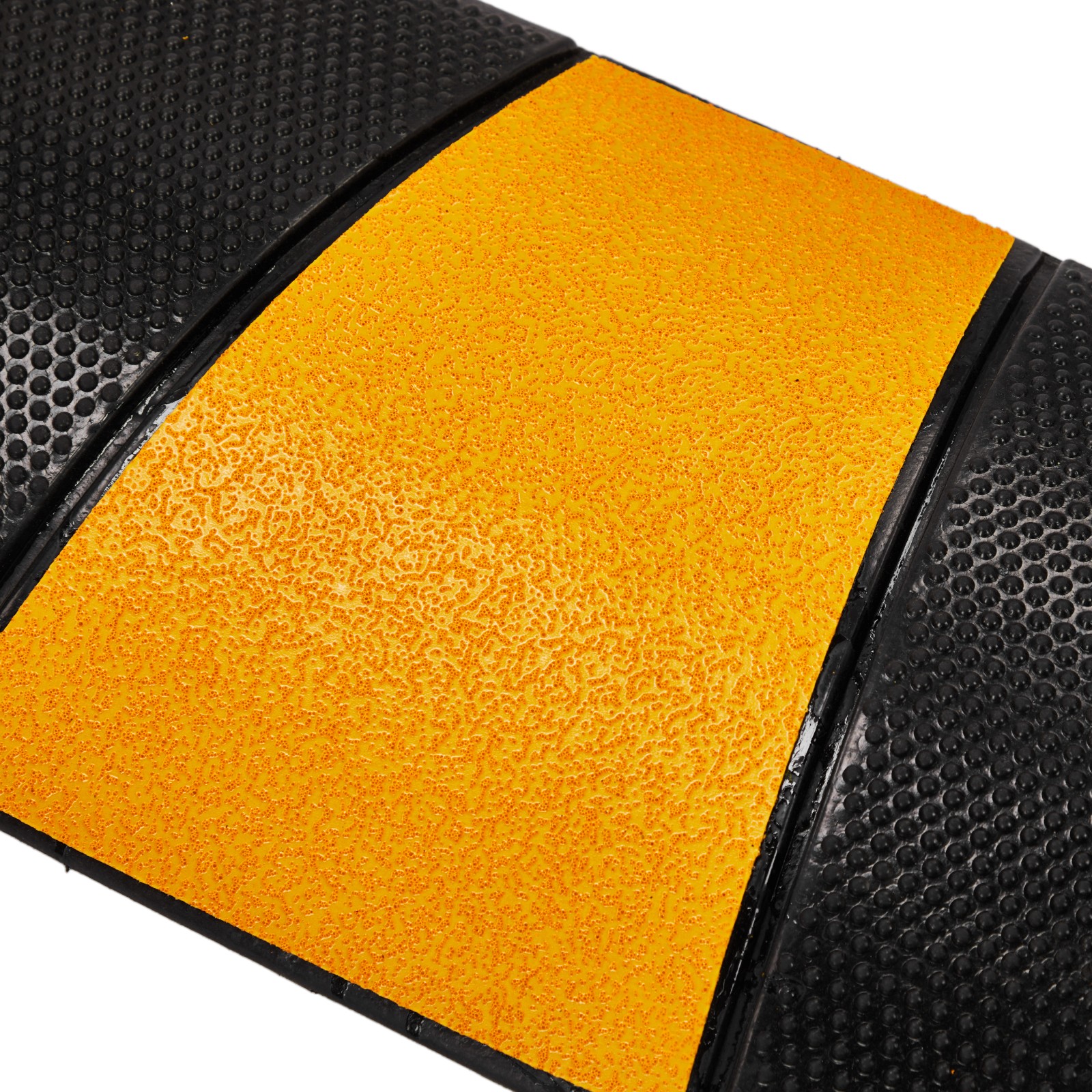 2pcs 72″ Rubber Speed Bump 2 Channel Portable Heavy Duty Speed Hump 22000Lbs