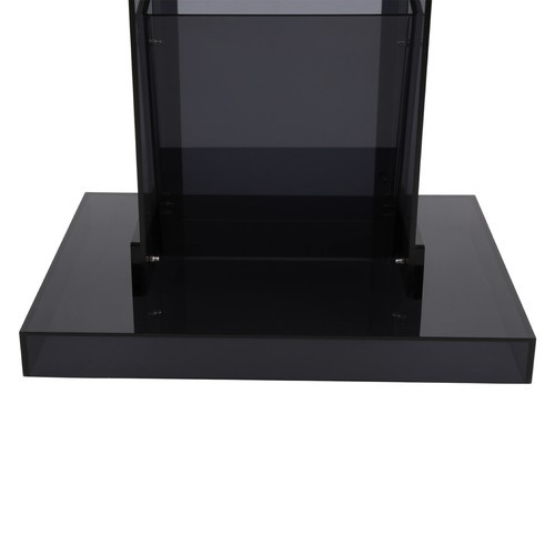 Acrylic Podium Stand, Floor Standing Podium, Acrylic Podium with Storage Shelf