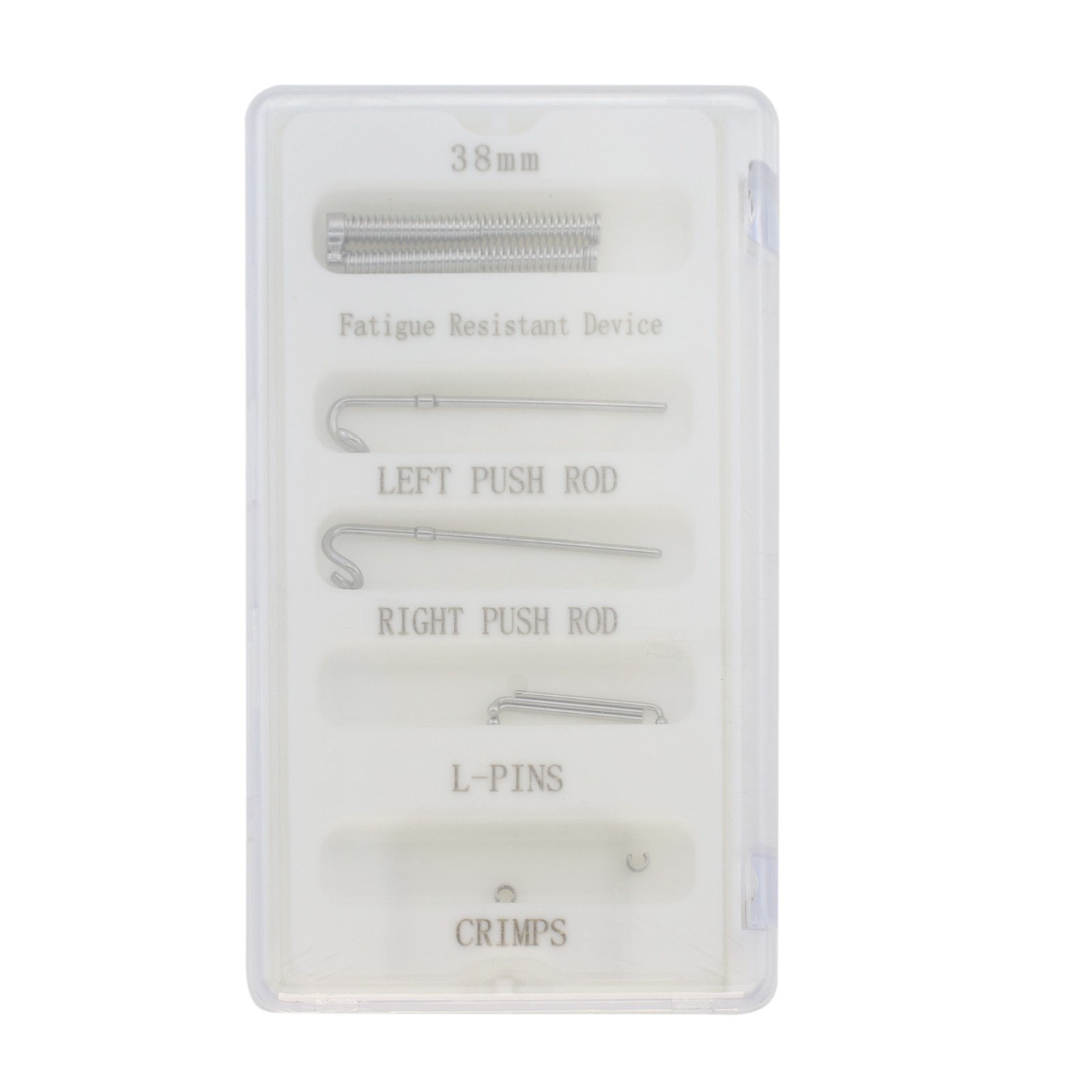Orthodontic Class II Corrector Fatigue Resistant Device Push Rod 22-38mm Forsus