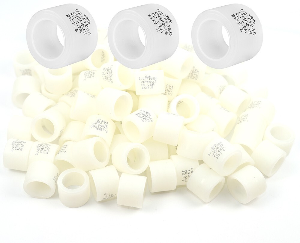 100pcs 1/2″ PROPEX PEX A Tubing Rings Expansion Sleeves Plastic F1960