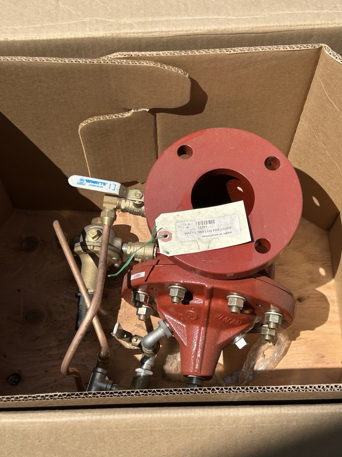 Watts LFM115 04/22 Pressure Reducing Control Valve. 3″ Flanged.