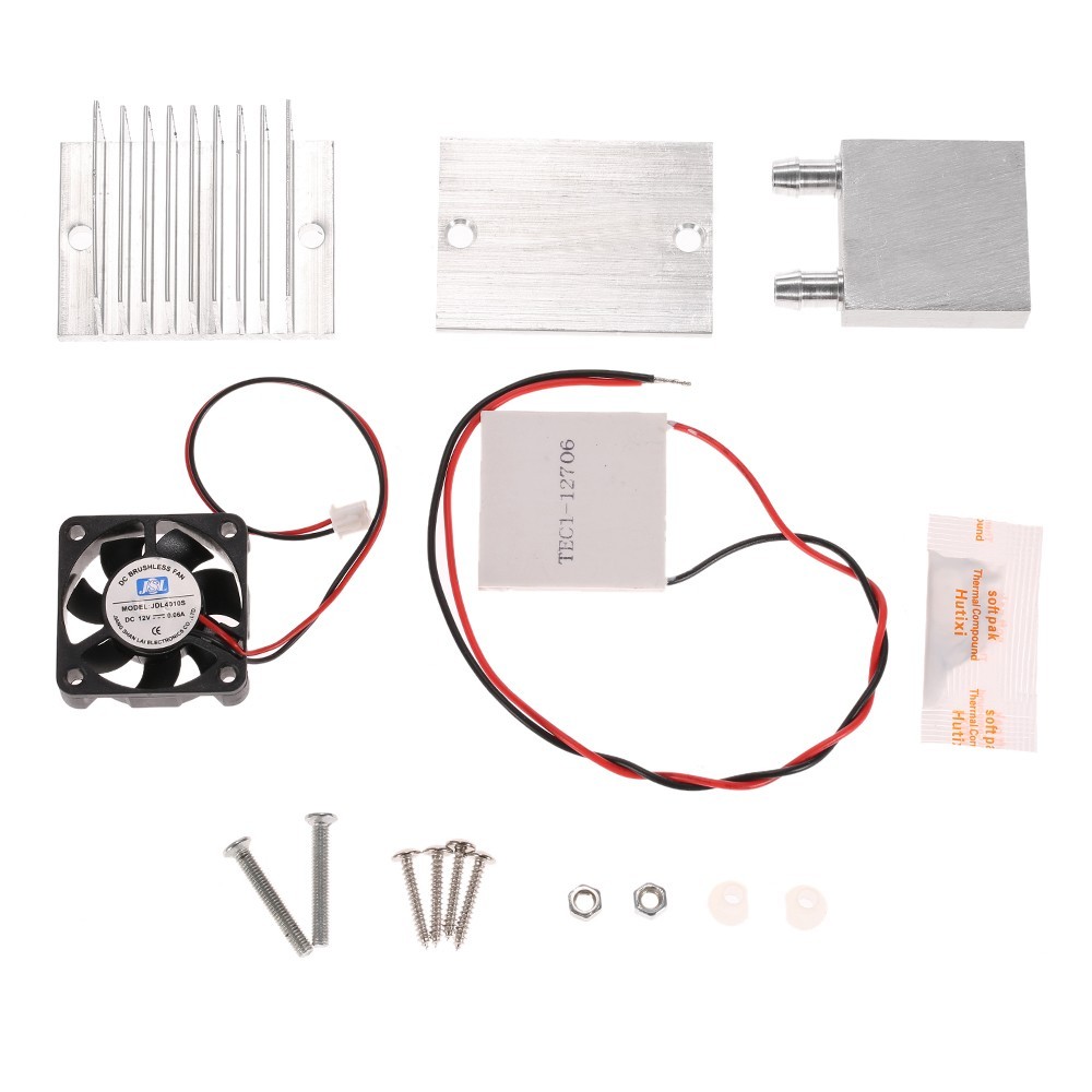 TEC1-12706 Thermoelectric Peltier Cooler Refrigeration Cooling System Heat Sink