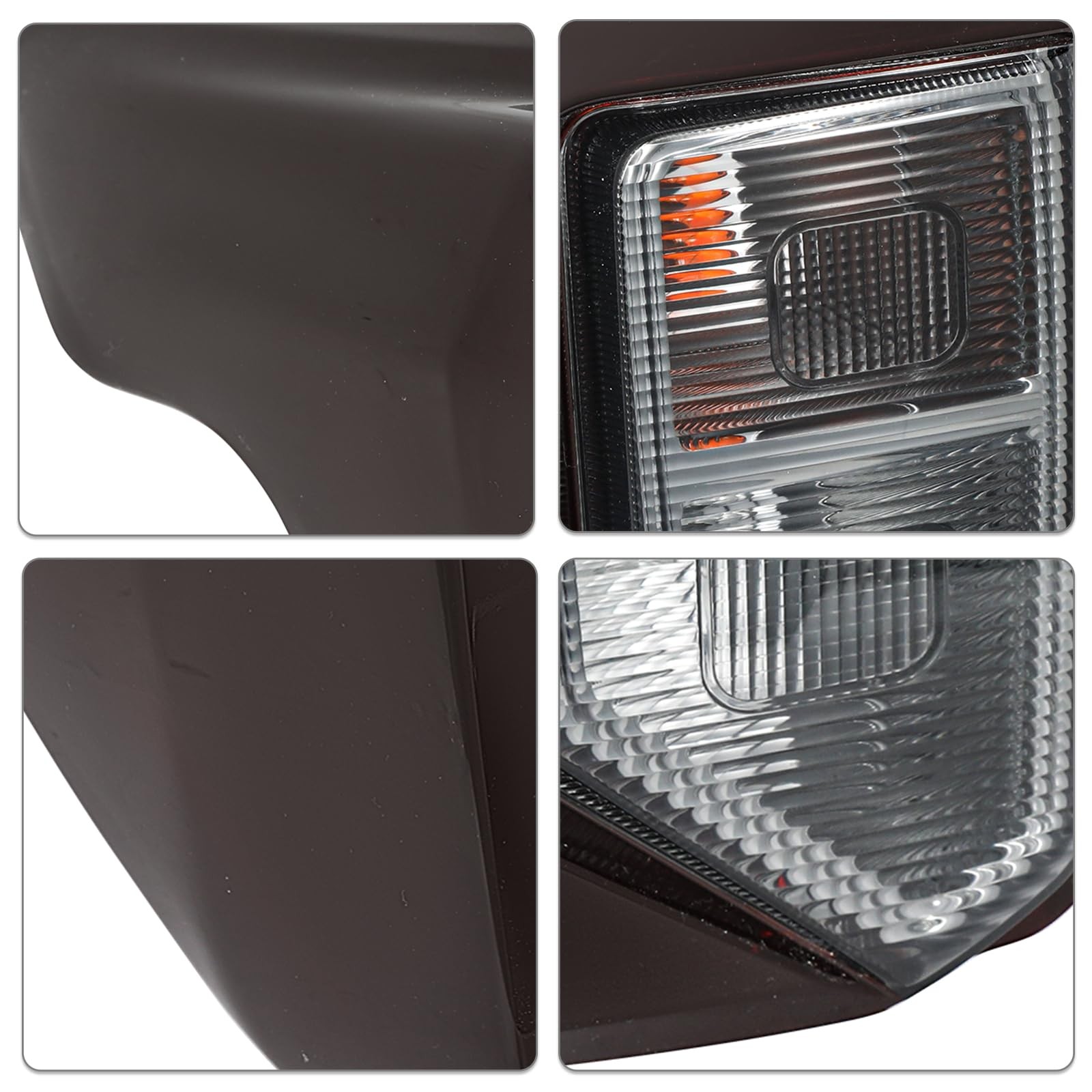LED Tail Light Assembly for 2020-2024 Explorer Left Right Side Dark Red Smoke