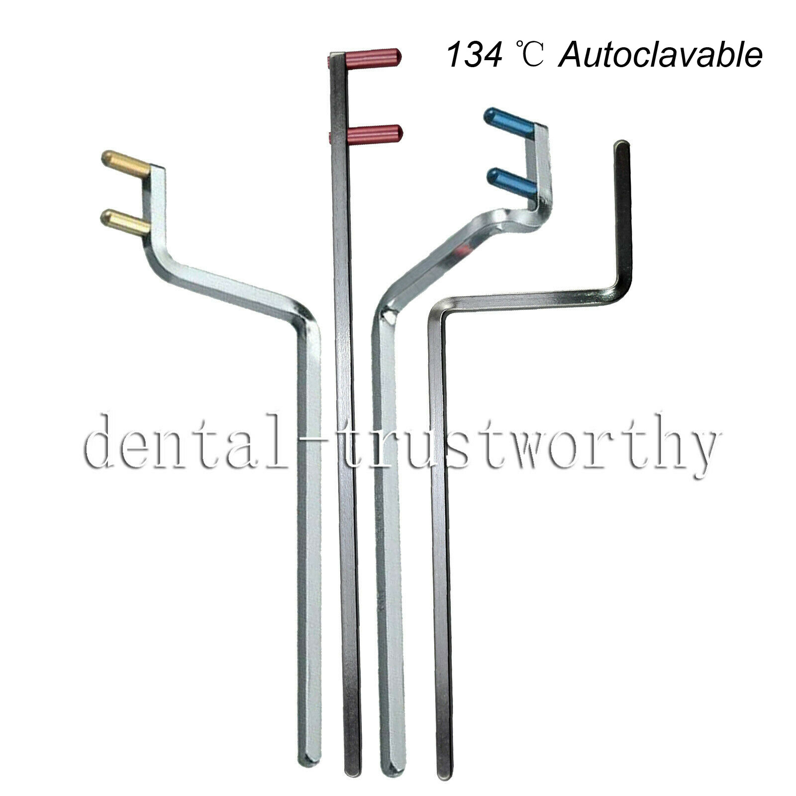 Dental X Ray Holder Bitewing Indicator Metal Bar Arm/Aiming Rings Autoclavable A