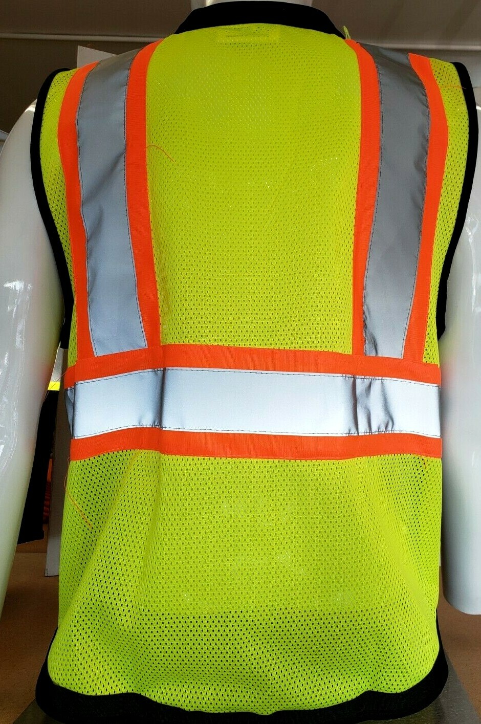 Surveyor Two Tone Safety Vest ANSI/ ISEA 107-2015 Approved (Small to 5XL)
