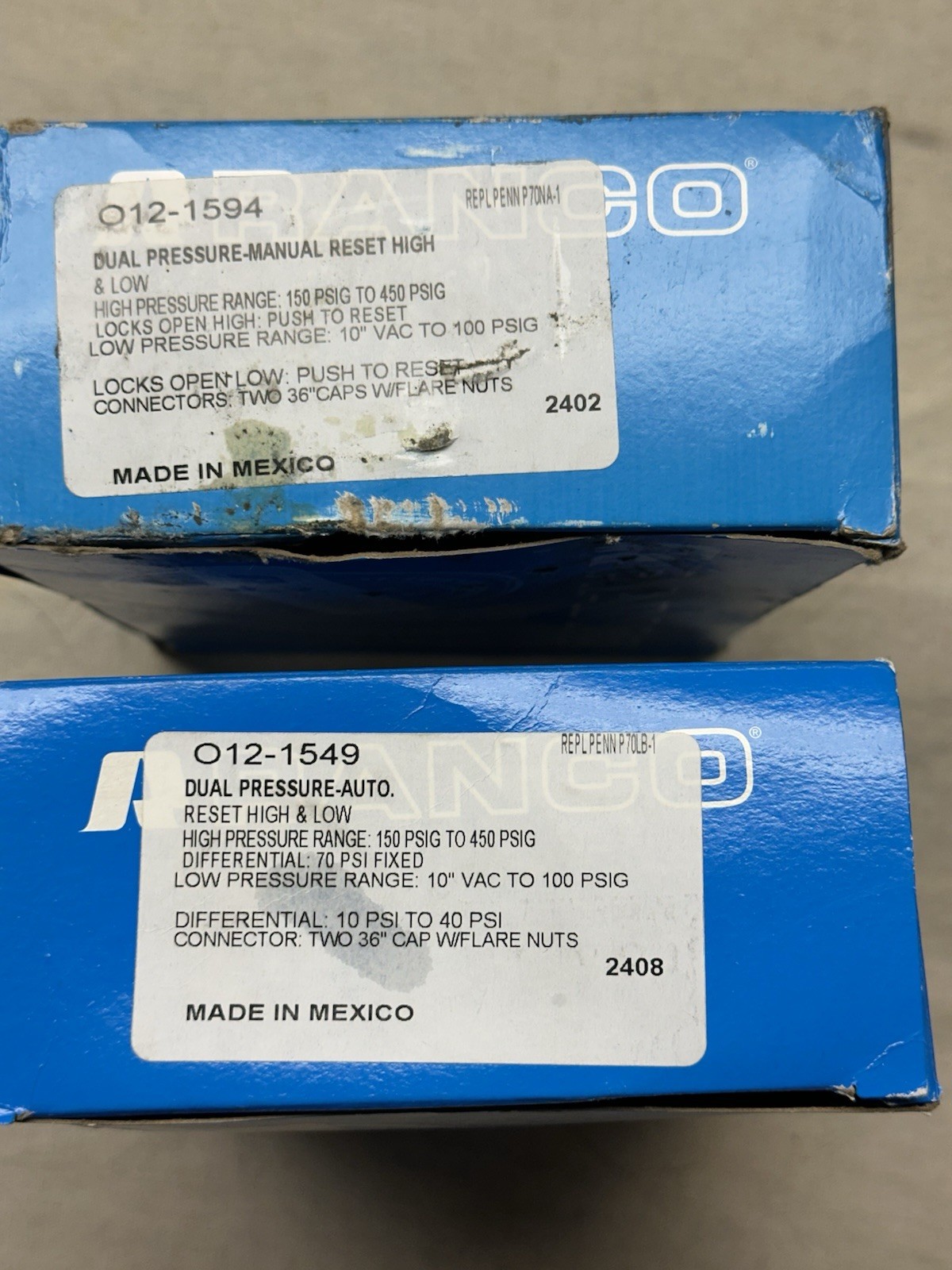 Ranco 012-1549 Dual Pressure Control-New