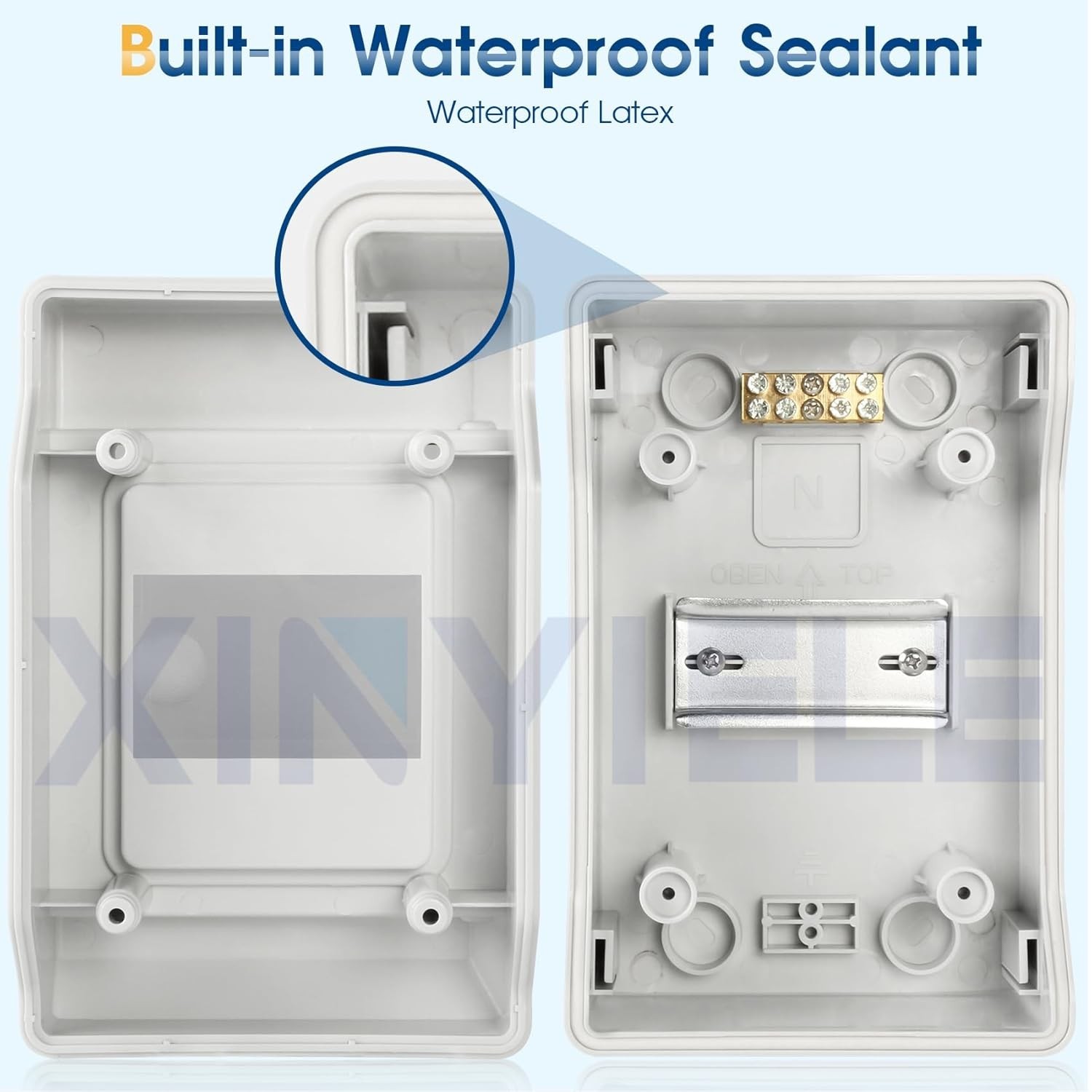 Durable Electrical Panel Box – Clear Cover, Copper Bus Bars for Enhanced Safety