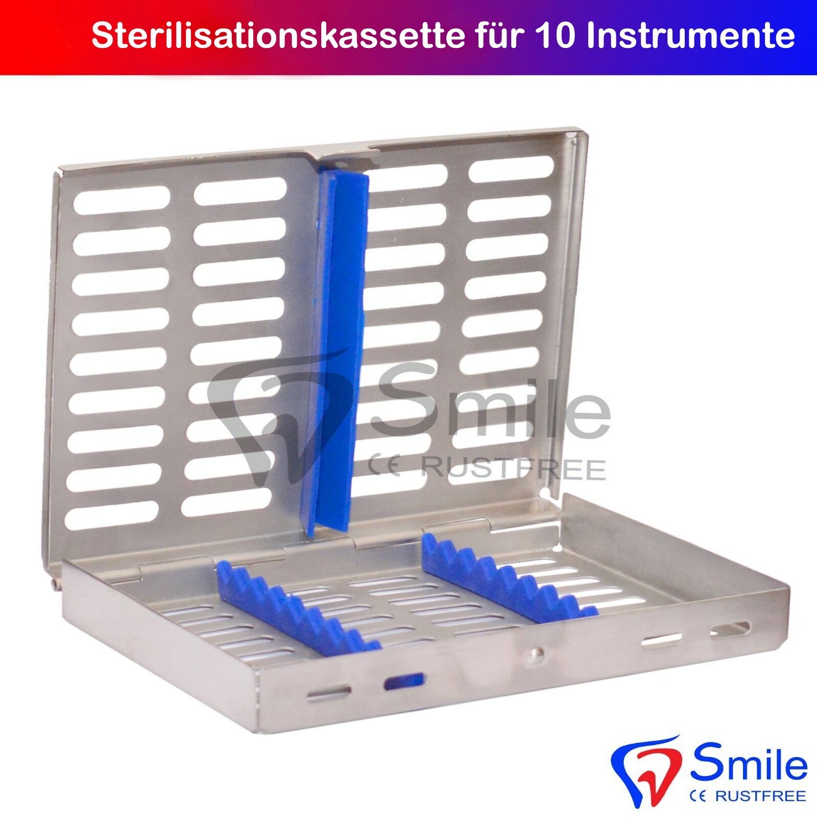 10 Autoclave Cassette Sterilization Container Sterile Container Storage CE