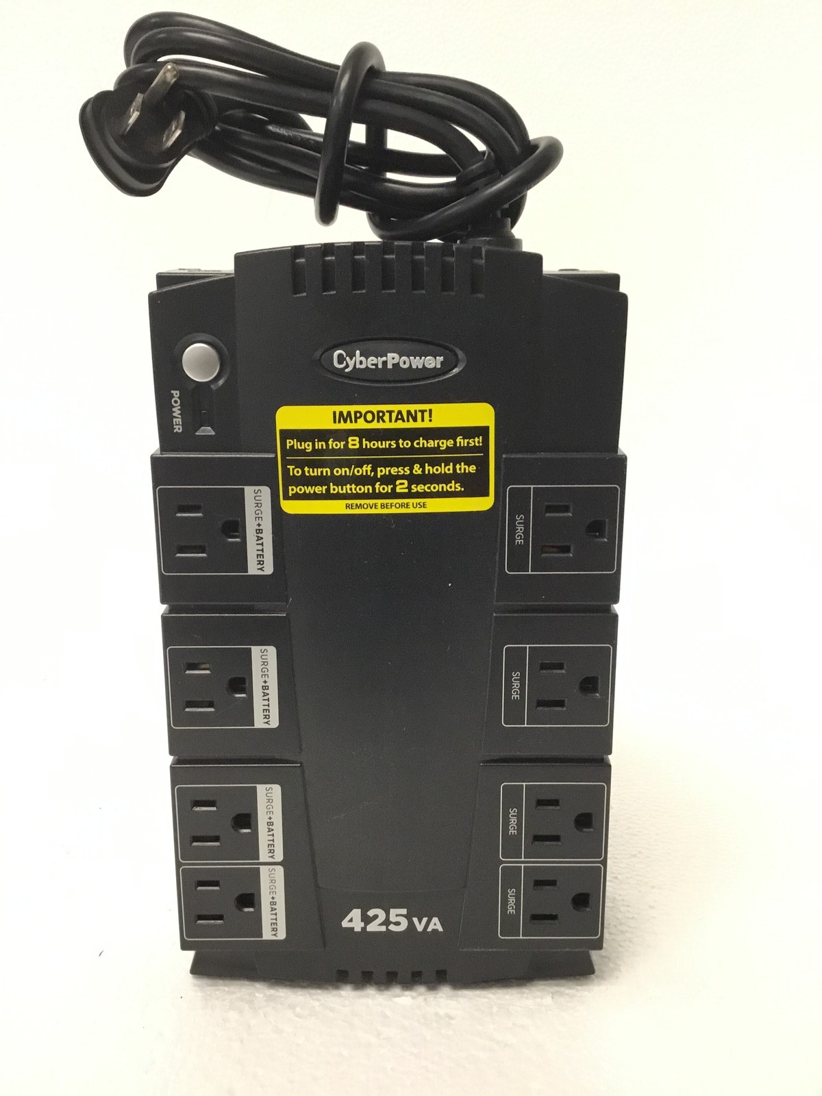 CyberPower CP425SLG 425VA UPS Battery Backup 8 Outlets USB FREE SHIPPING