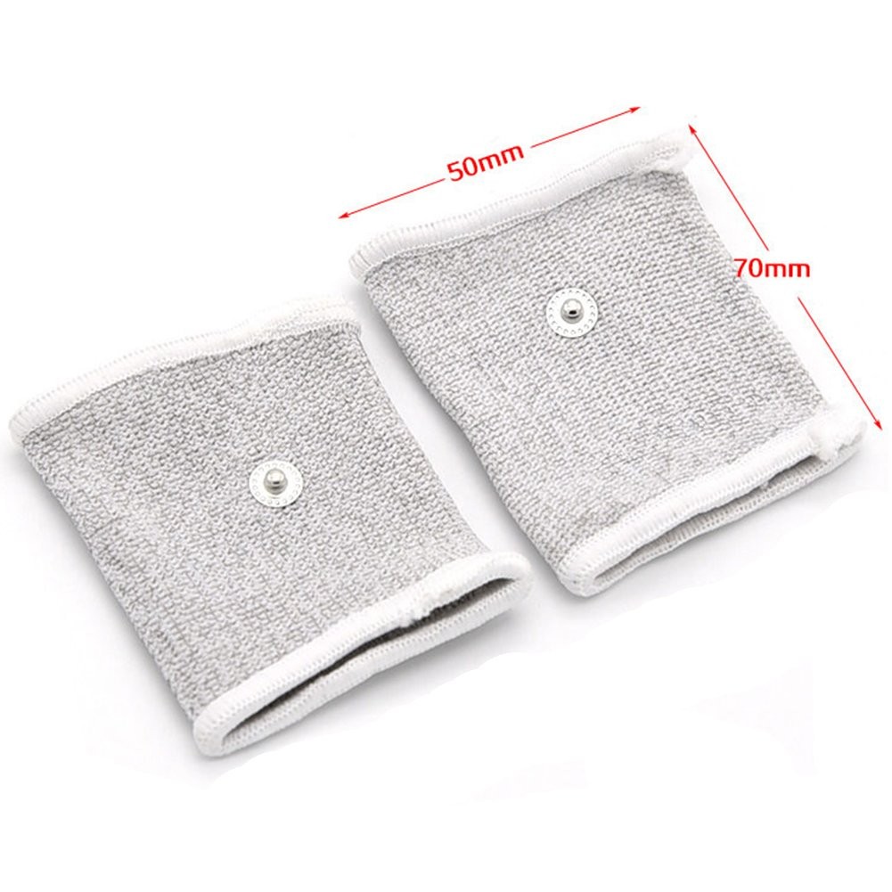 E-stim Adjustable Fabric Silver Thread Conductive Loop Accessories for Tens Stim
