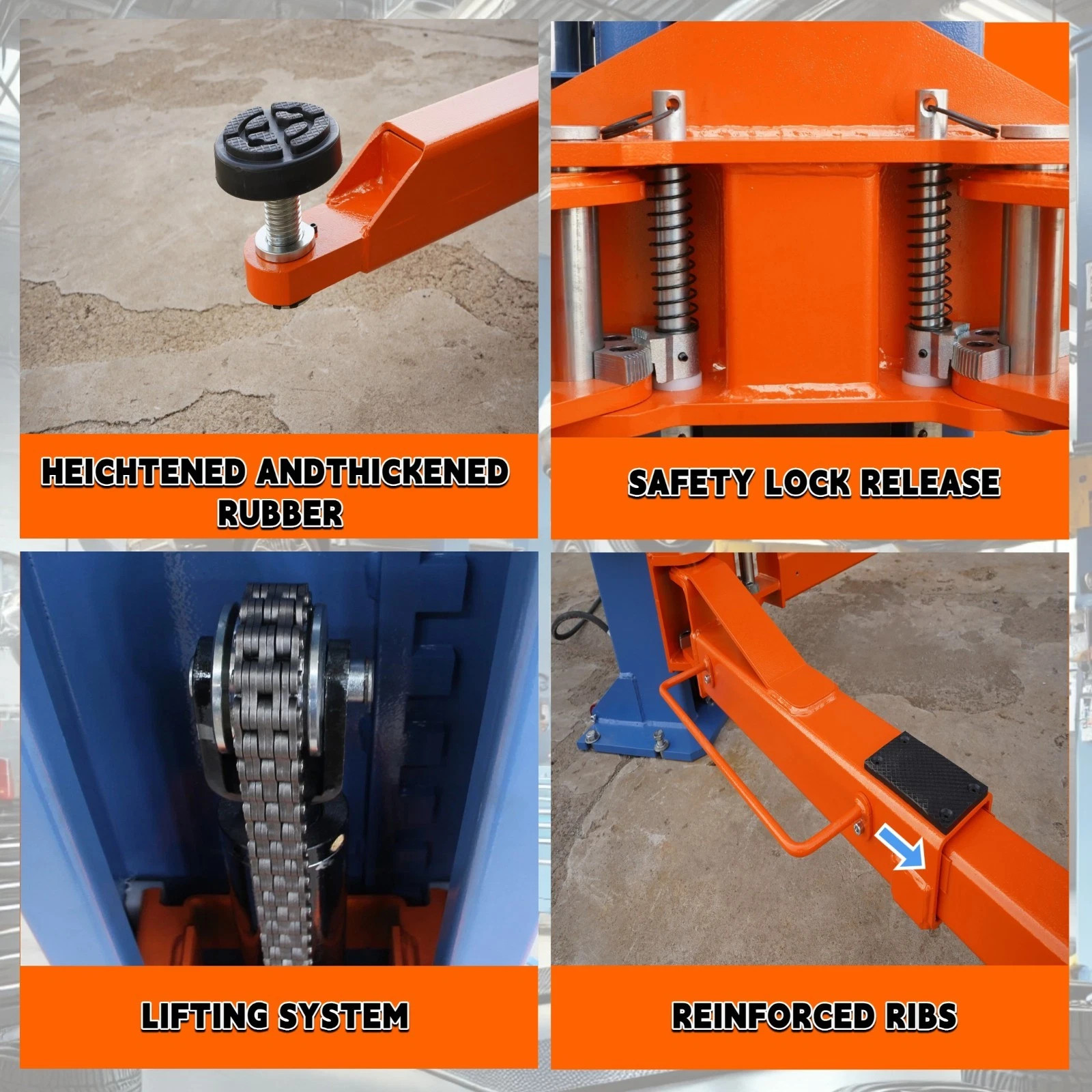 8000LBS 2 Post Car Lift Automotive Hoist Equipment CE Certified FREE SHIPPING