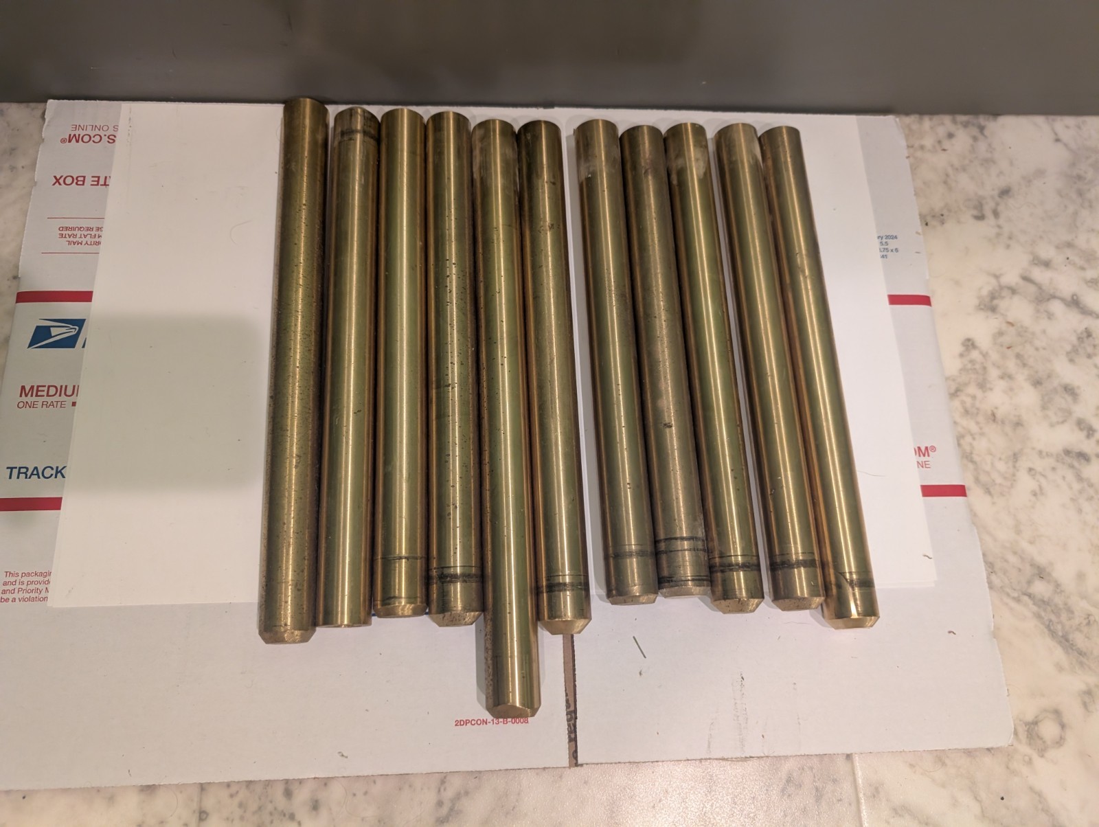 Brass Rods 1 Inch x 10″ Inch Brass Solid Round Rod