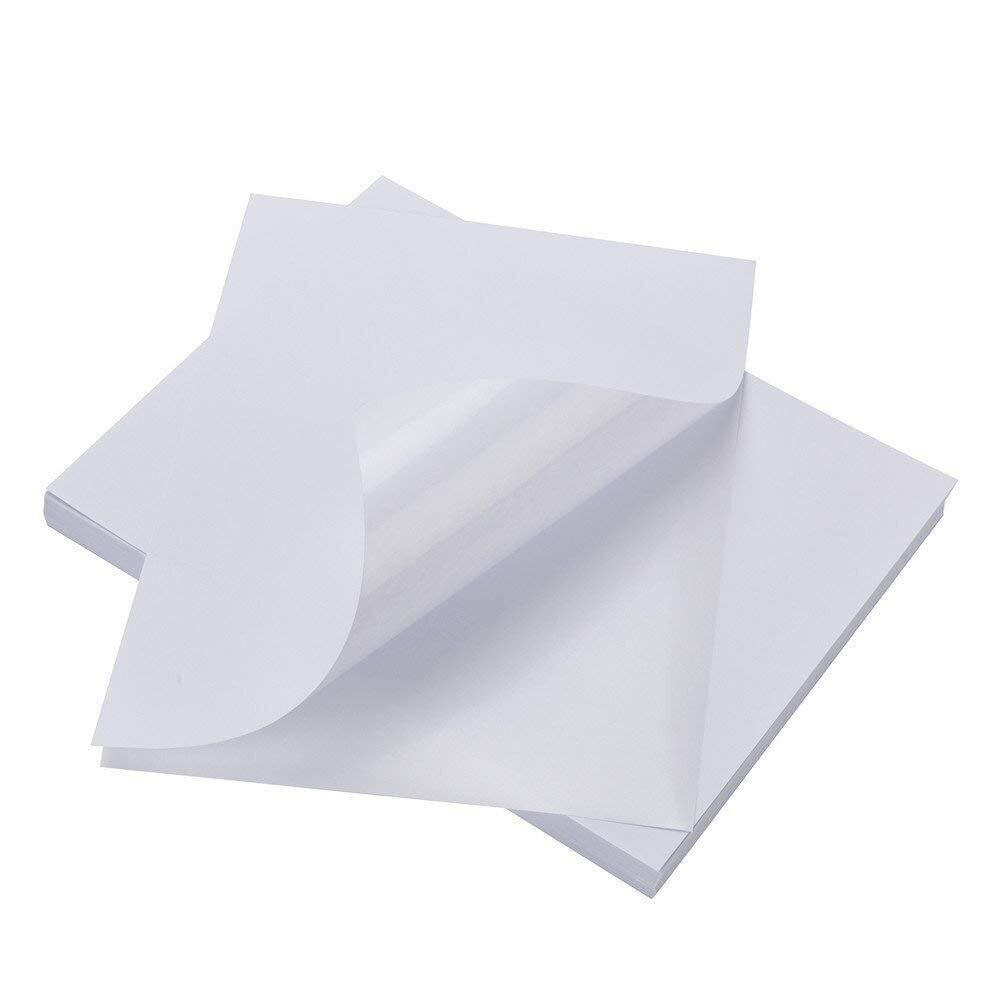 100 Full Sheet Shipping Labels 8.5×11 Self Adhesive Blank Paper for Laser Inkjet