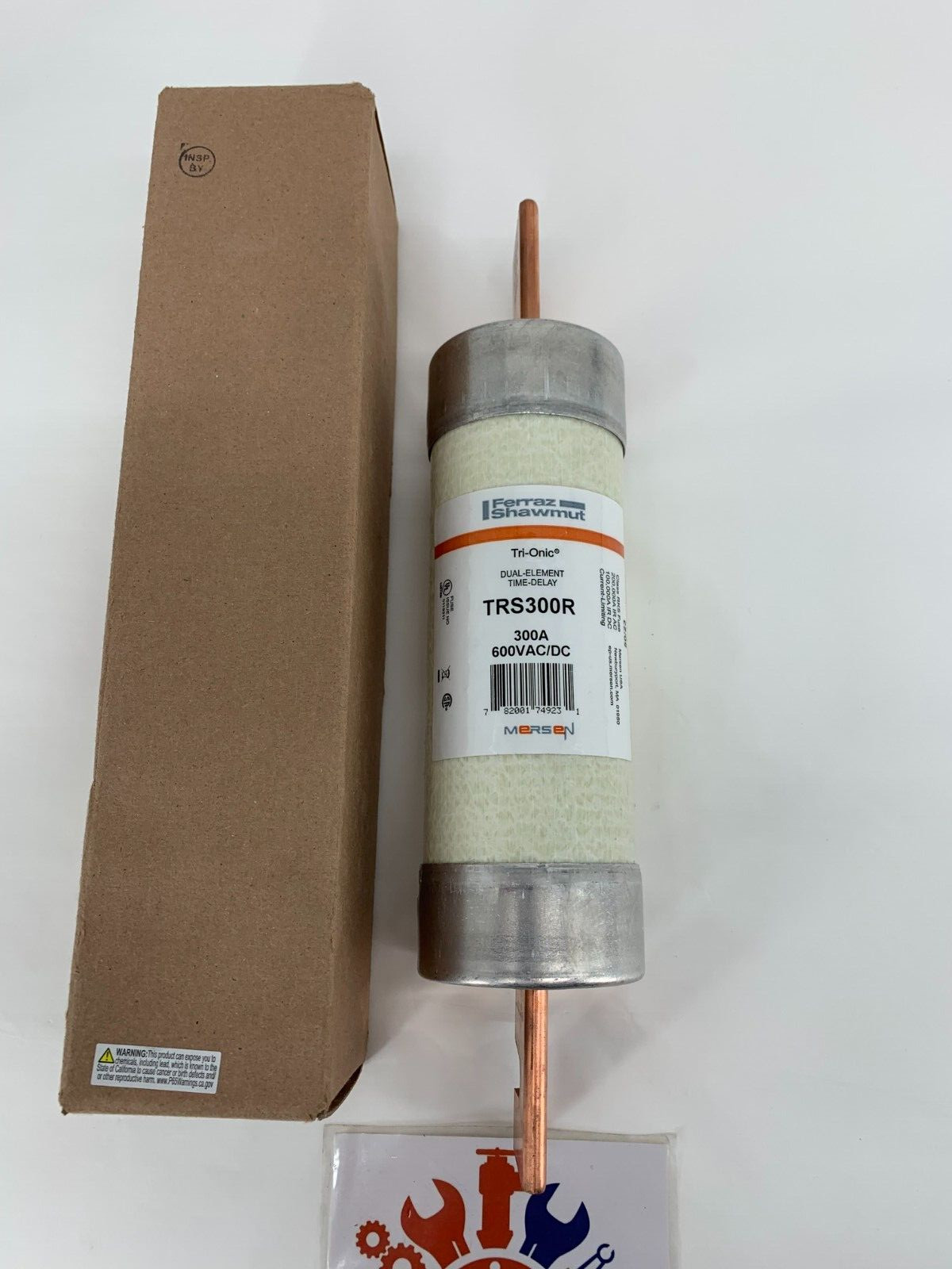 Mersen Ferraz Shawmut TRS300R Tri-Onic 300A 600VAC/DC Time Delay Fuse