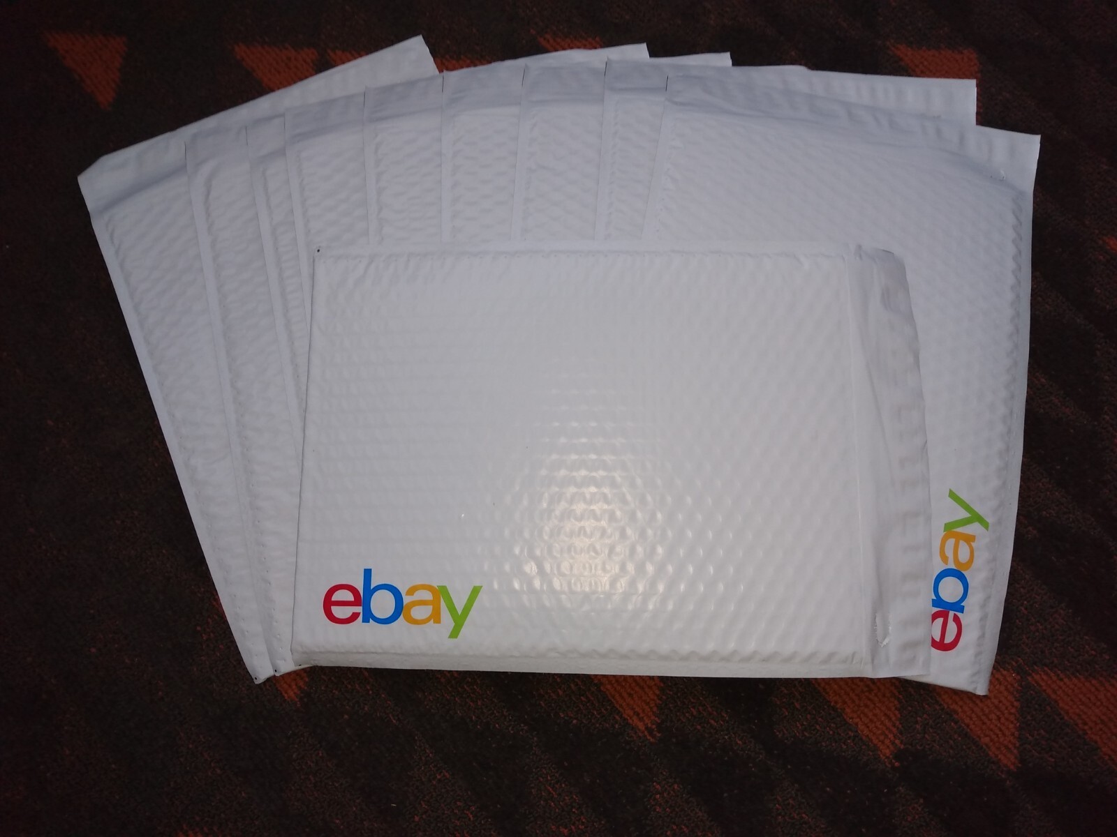10 eBay Branded Shipping Supplies Padded Air Jacket Bubble Envelope 9.5″x13.25″