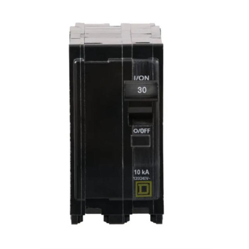 Square D QO230CP 30 Amp 2-Pole Circuit Breaker 120/240V 10kA Plug-On QO Series