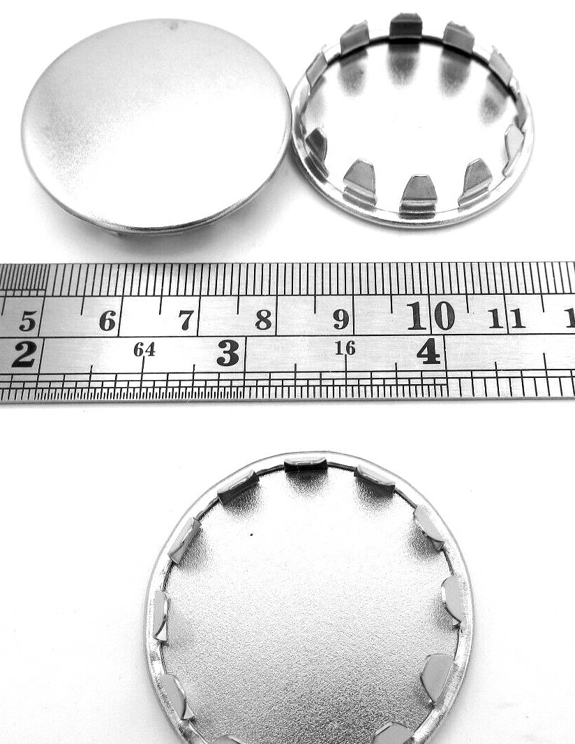 1 1/4″ Hole Fit Cap Nickel Plated Steel Snap In Plugs All Weather For 1.25″ Hole