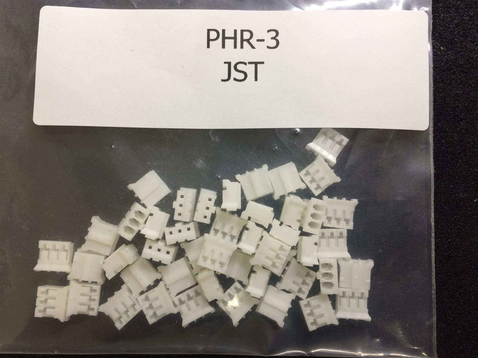 PHR-3 JST CONN RCPT HSG 3POS 2.00MM 46 PIECES