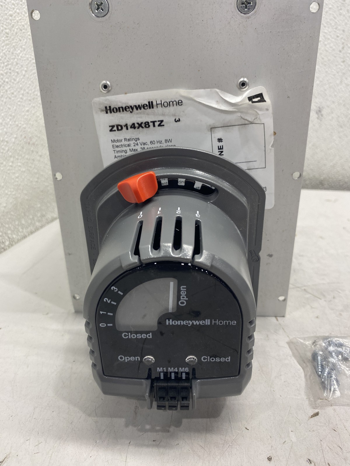 14 In x 8 In Honeywell TrueZone Rectangular Parallel Blade Damper ZD14X8TZ