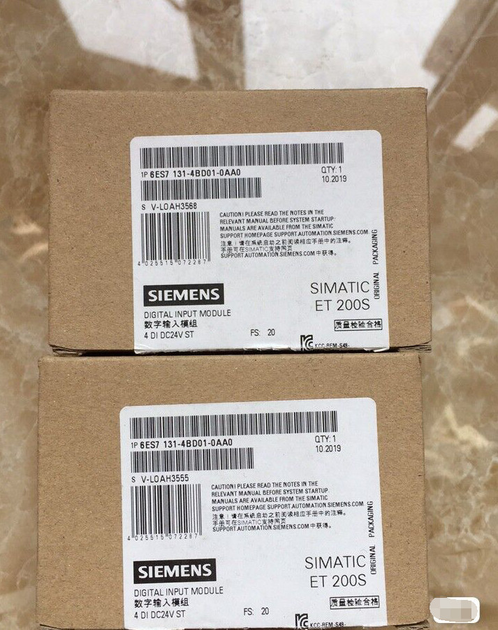 5pcs/1Box New Siemens 6ES7131-4BD01-0AA0 Digital Input Module In Box Brand