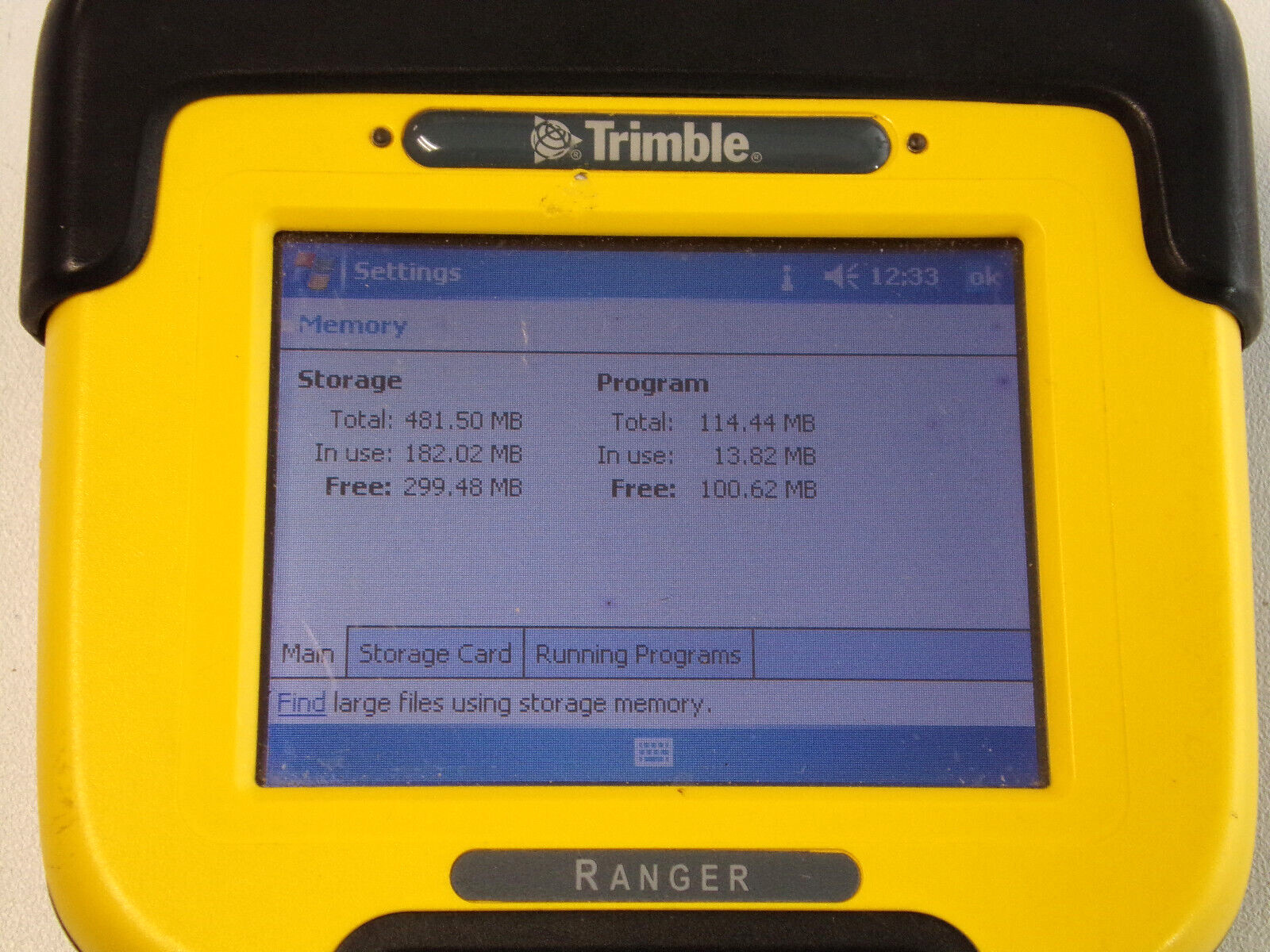 Trimble Ranger 51C11671 GPS Data Collector, Microsoft Windows Mobile Version 5.0