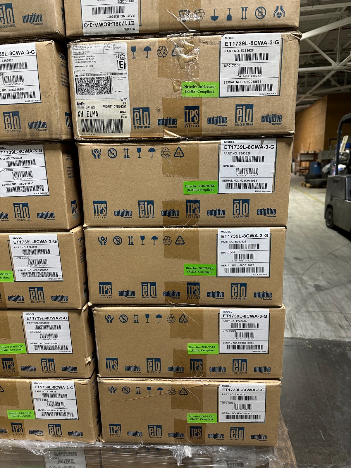 NEW ELO ET1739L-8CWA-3-G TOUCH MONITOR