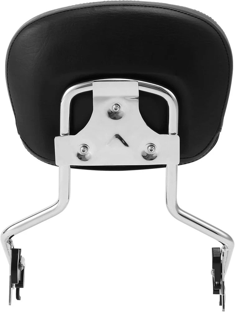 Detachable Sissy Bar Passenger Backrest Pad & Luggage Rack for Touring 09-25