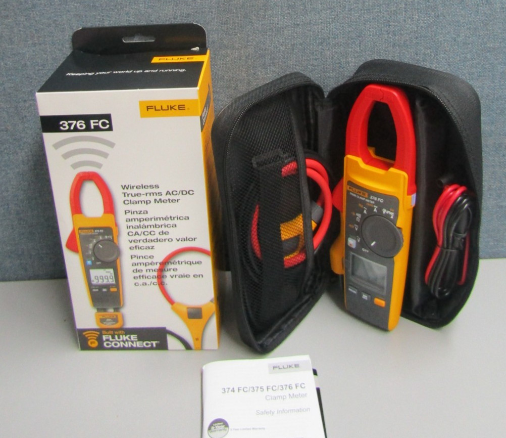 Fluke 376 FC True-RMS AC/DC Clamp Meter – NEW in Box