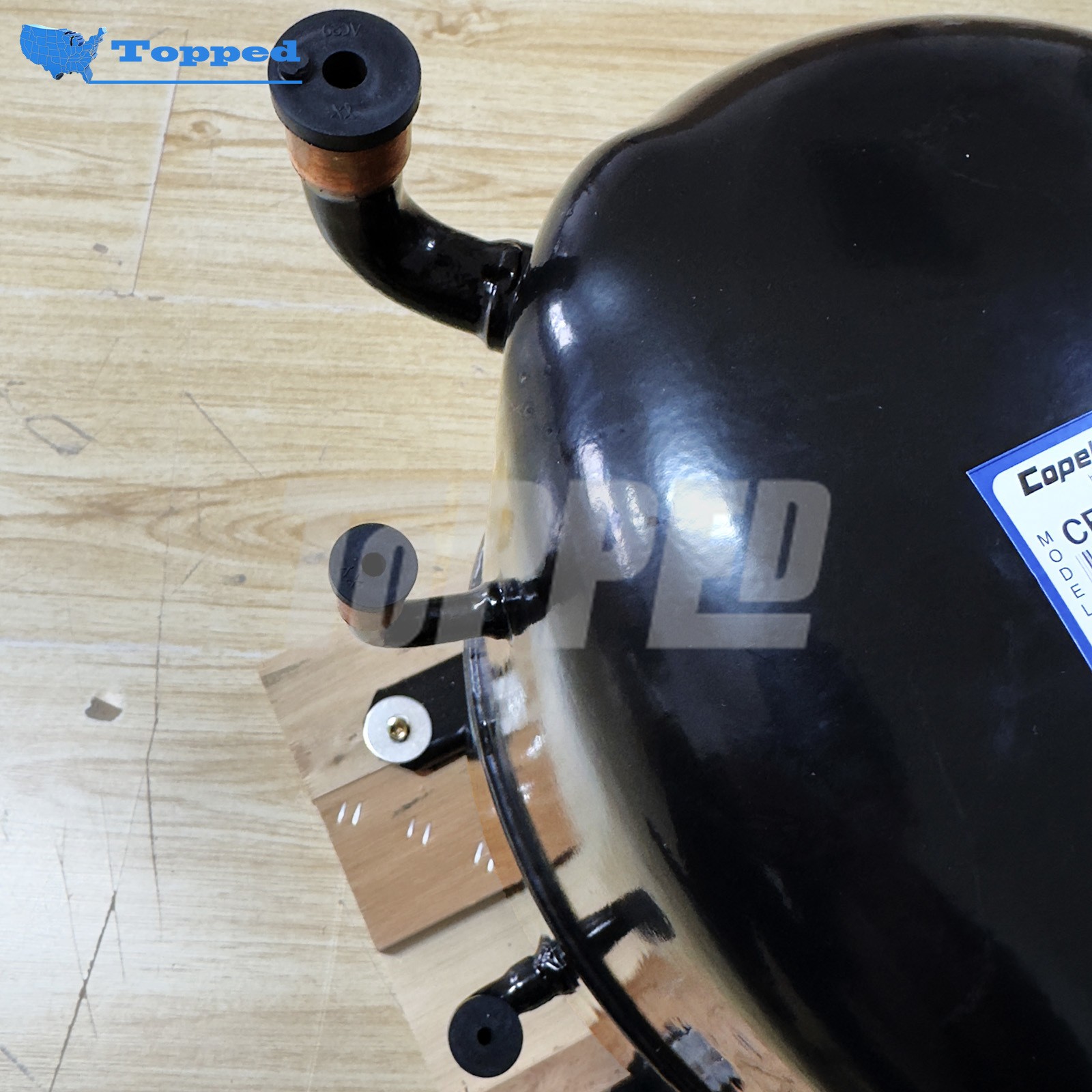 New Scroll Compressor 208-230V 1PH 3.2 Ton R-22 for Copeland CR38K6E-PFV-875