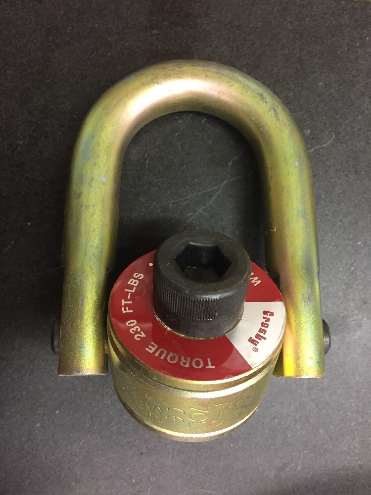 Crosby 1016964 HR125 Hoist Ring 10000 Lb WLL 1″X3.0, 5 Ton Rigging Lifting Eye