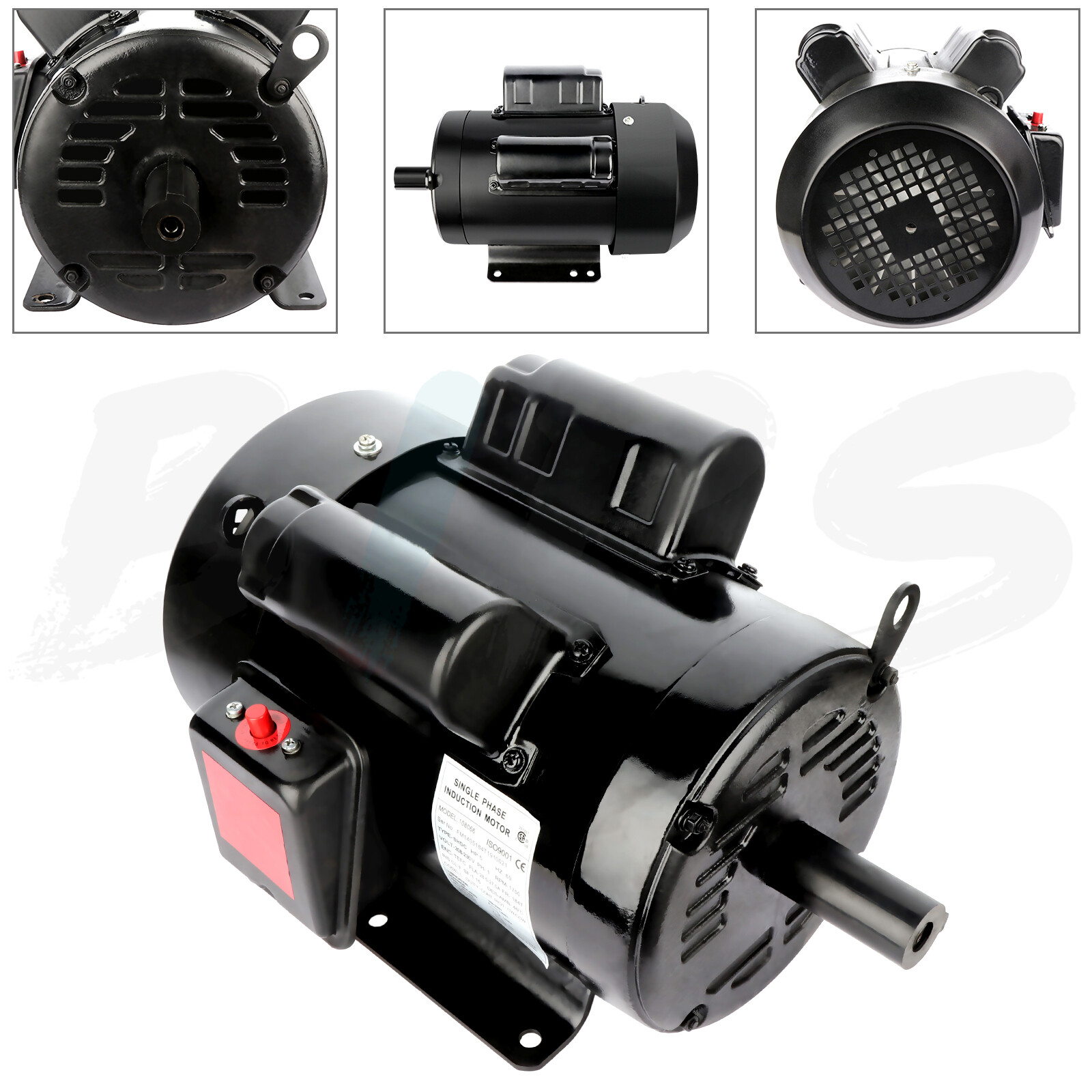 5HP Air Compressor Electric Motor 184T Single Phase 1750RPM TEFC Compressor Duty