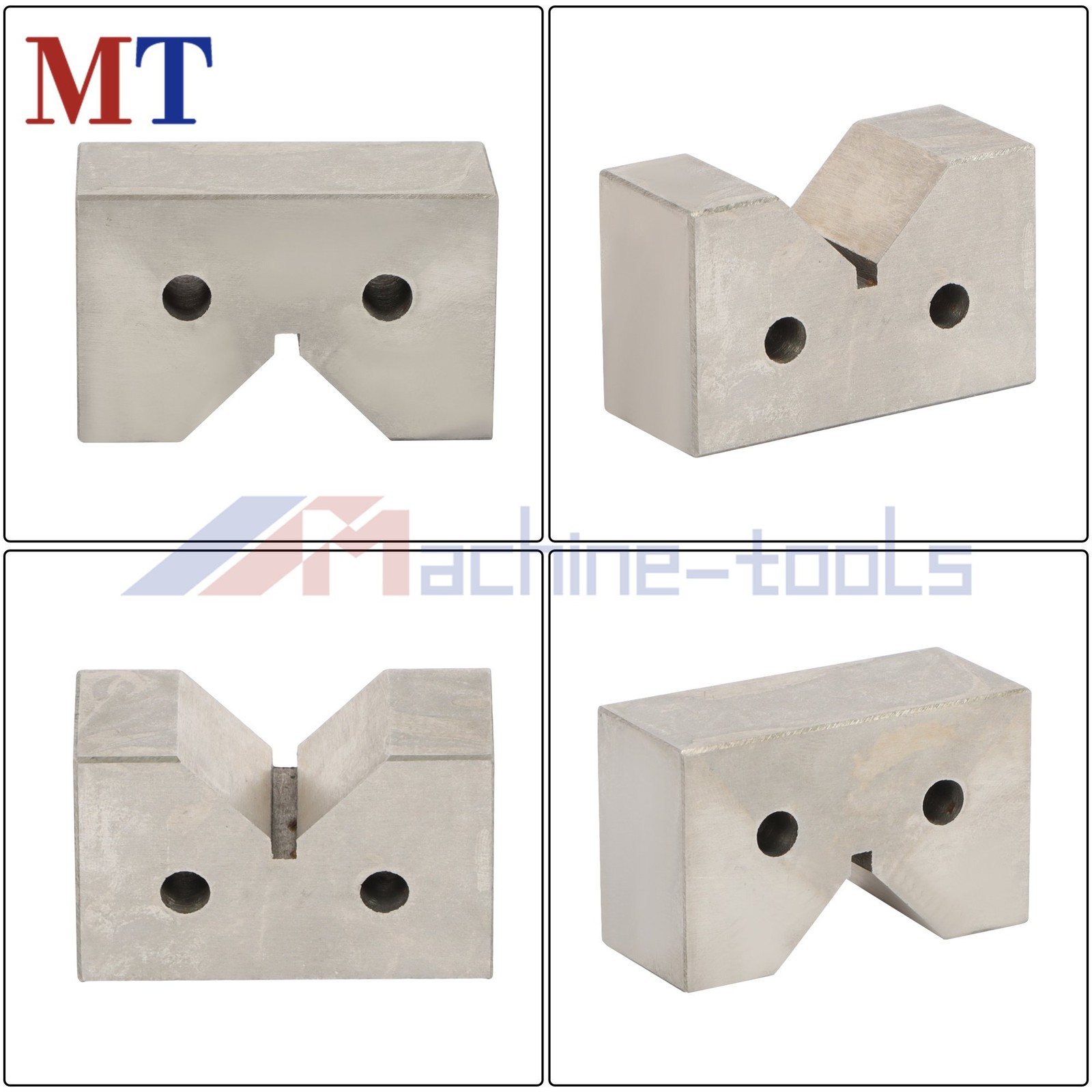 1 Pair Of Block Ground Set 2” x 3/4” x 1-1/4” Cast Iron V-Blocks V
