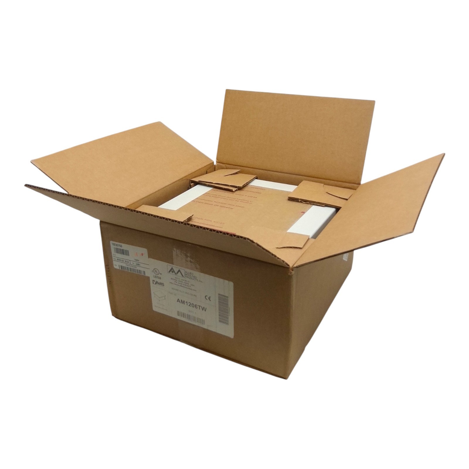 Allied Moulded AM1206TW 12x10x6 Fiberglass Enclosure Window Twist Latch