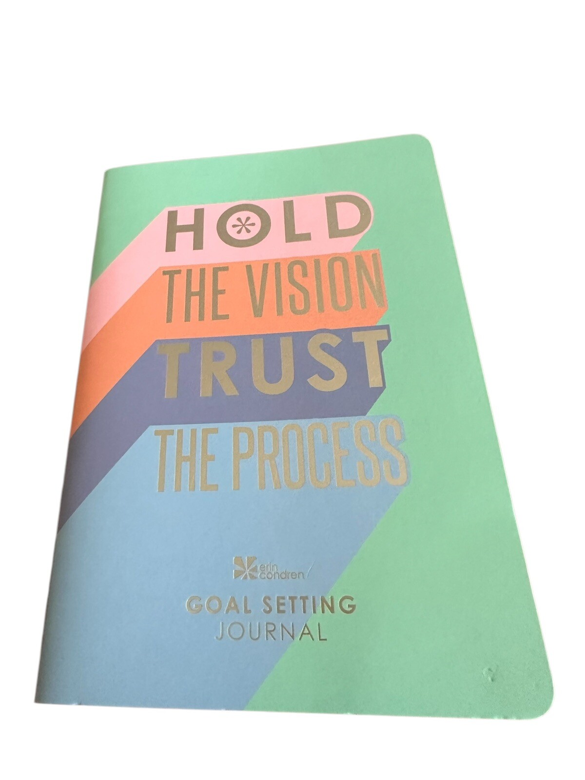 Erin Condren Goal Setting Journal – Hold the Vision Trust the Process NEW