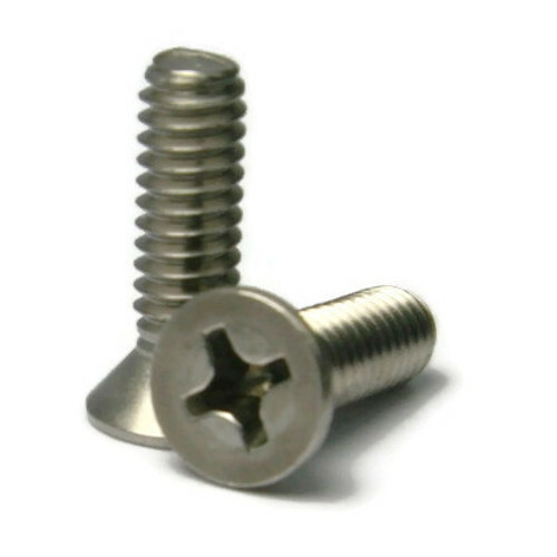 1/4″-20 | 316 Stainless Steel Phillips Flat Head Machine Screws – Select Length