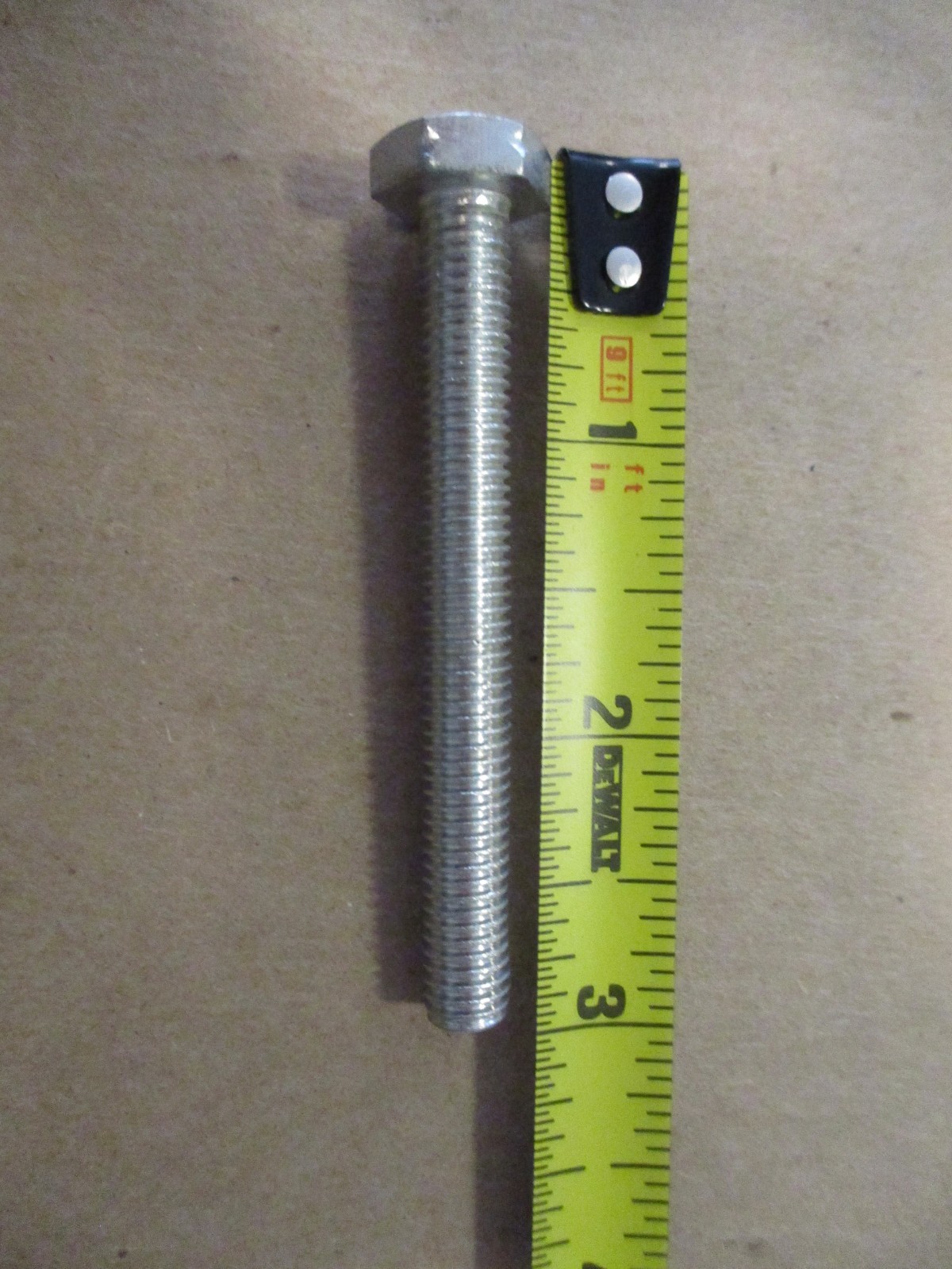 8mm x 70mm Hex 1.25 Bolt (pack of 10)