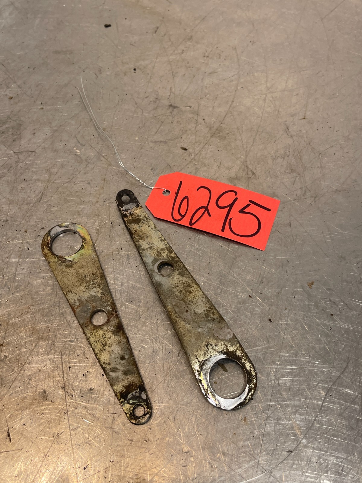 Case 445 Skid Steer Loader Hydraulic Valve Linkage Bracket Rods