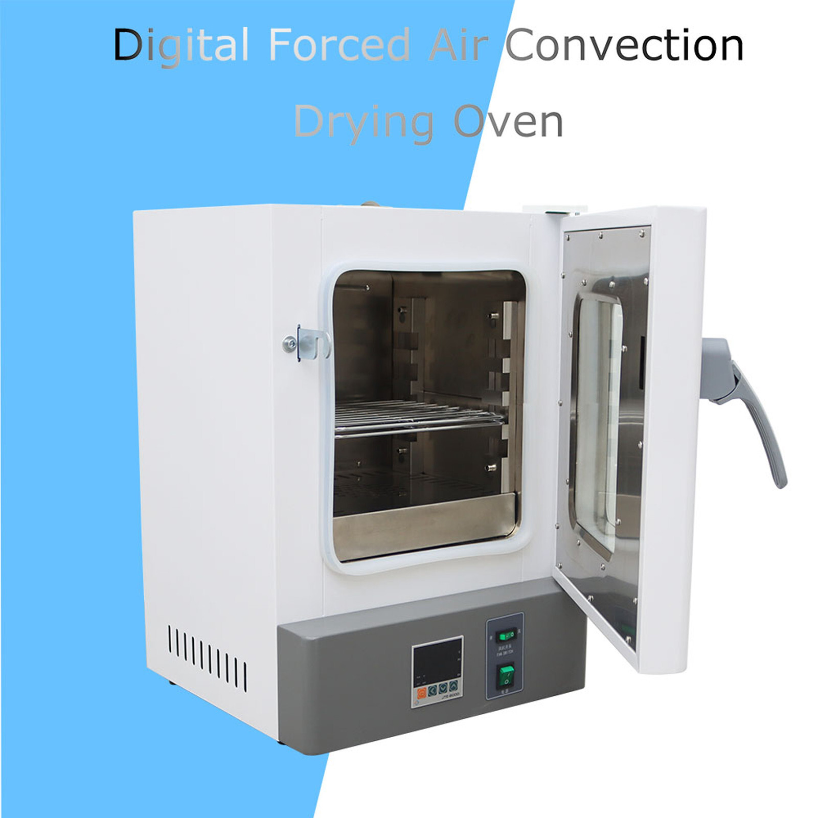 Digital Forced Air Convection Drying Oven AC110V 0.6KW Adjustable Speed Fan