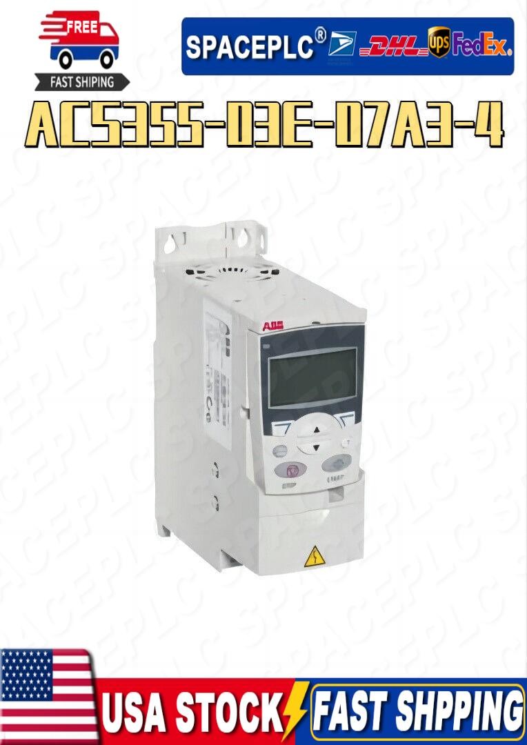 ACS355-03E-07A3-4 ABB Inverter Pn 3.0kW, I2n 7.3A IP20【New and Sealed】No Keypad