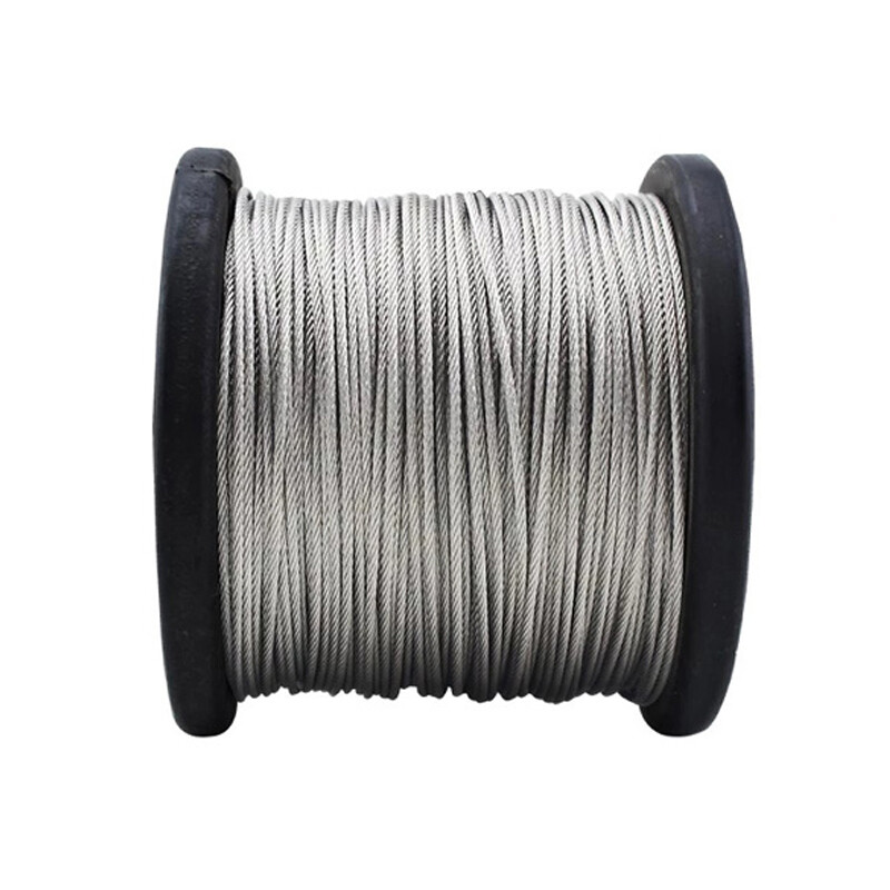 Wire Rope Cable 1mm 1.2mm 1.5mm 2mm 2.5mm 3mm 4mm 5mm 6mm Stainless Steel 7*19