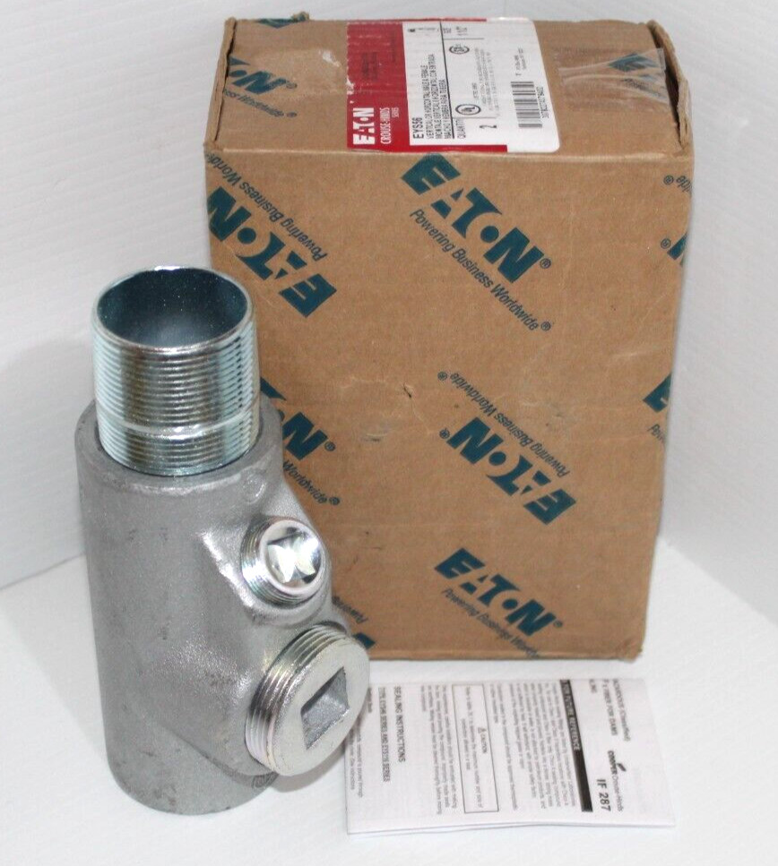 ⭐NEW IN BOX⭐ONE EATON CROUSE-HINDS EYS56 1-1/2″ CONDUIT FITTING SEALOFF