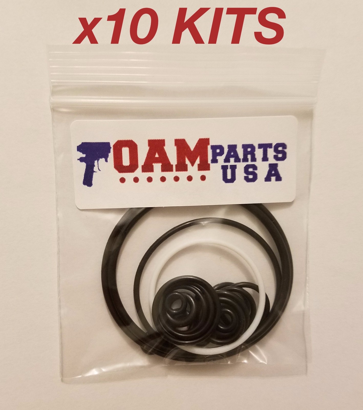 10 Kits 246355 Aftermarket Viton O-Ring Rebuild Kit for Graco Fusion AP orings