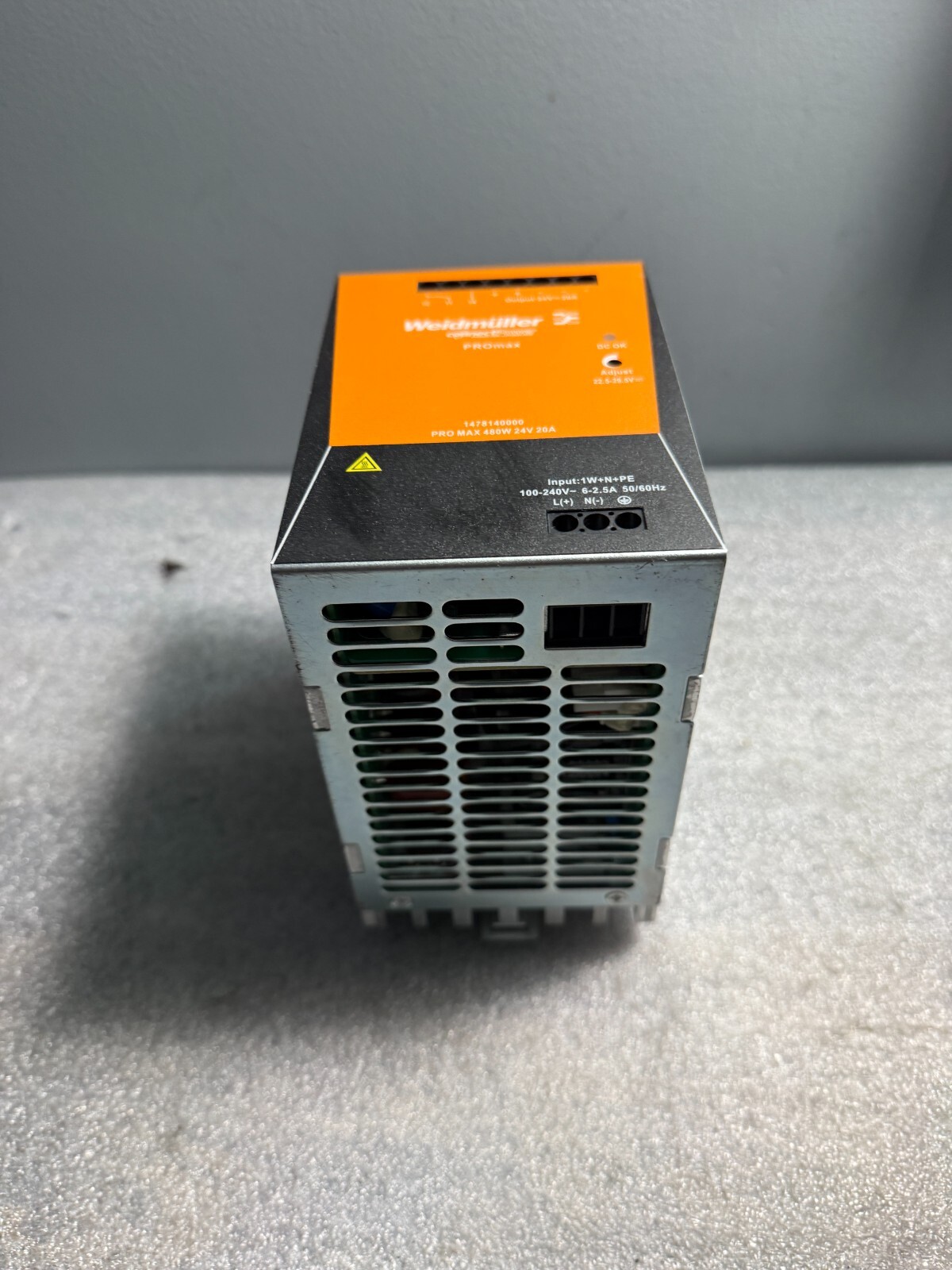 Weildmuller Pro Max 480W 24V 20A 1478140000 Switching Power Supply