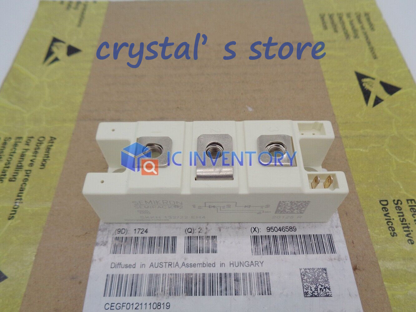 1PCS SKKH132/22EH4 SEMIKRON Module Supply New Quality Guarantee SKKH132-22EH4